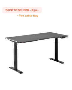 Pompeii - Ergonomic Gaming Desk - 120 x 60 cm Tabletop