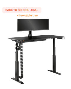 Pompeii – Ergonomisch game bureau – 160 x 80 cm tafelblad